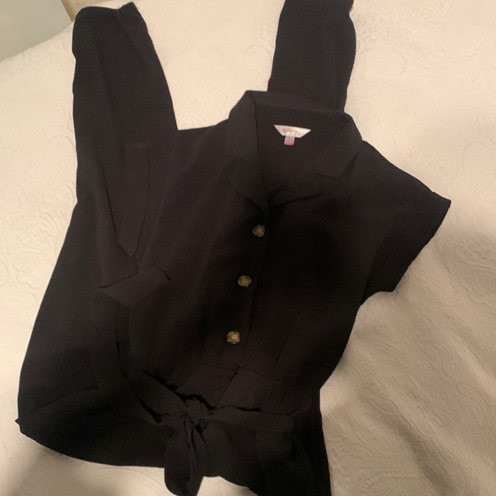black jumpsuit